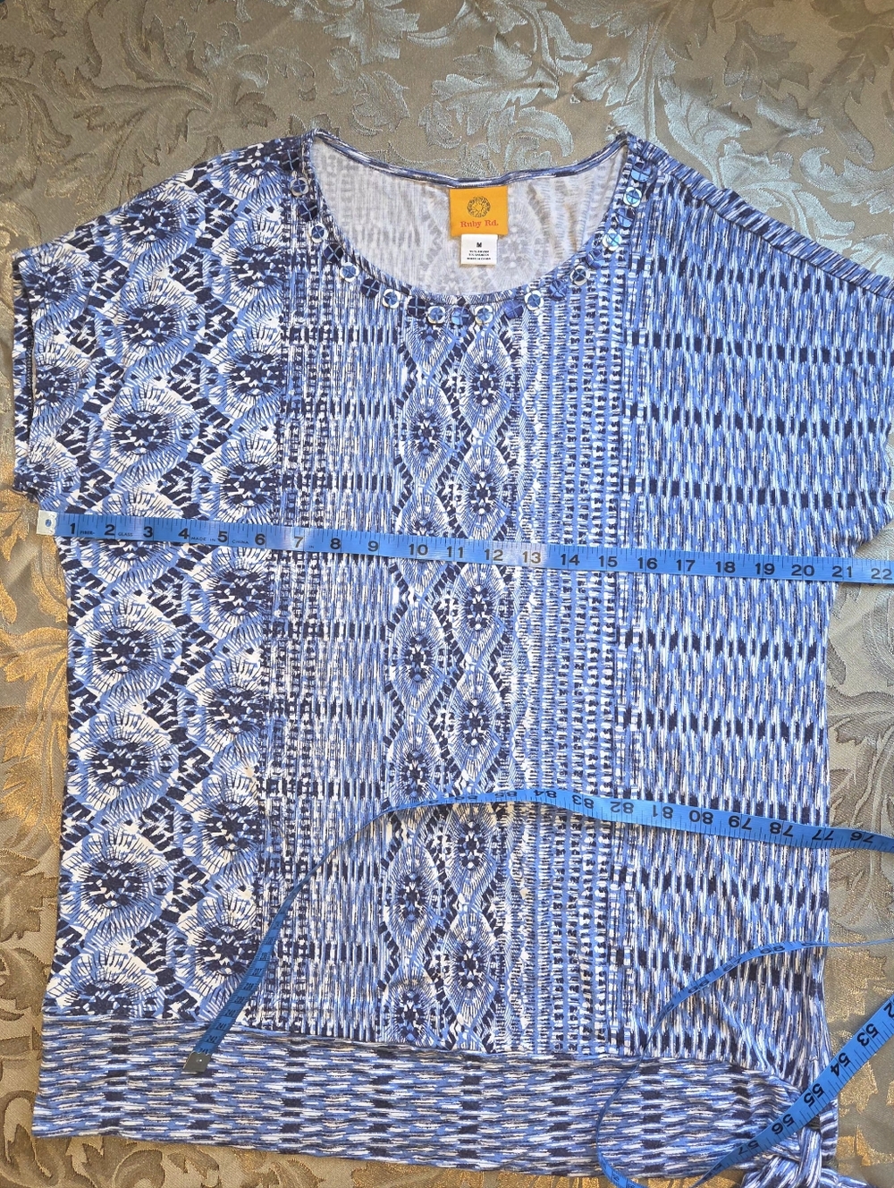 Ruby Rd. Boho Embelished T-Shirt - Picture 8 of 9